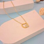 Classic Golden Heart Pendant Necklace