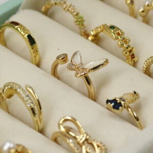 Gold Rings Set