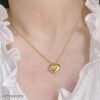 Golden Heart Pendant Necklace