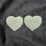 Pearl Heart Earrings – Cute & Elegant Pearl-Embellished Studs