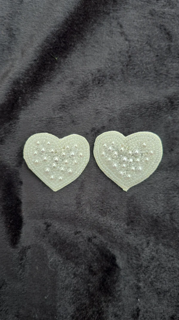 Pearl Heart Earrings – Cute & Elegant Pearl-Embellished Studs